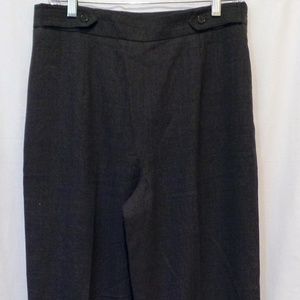 Classic Talbots Charcoal Gray Lined Dress Pants